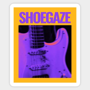 Shoegaze - Bloody Guitar Sticker